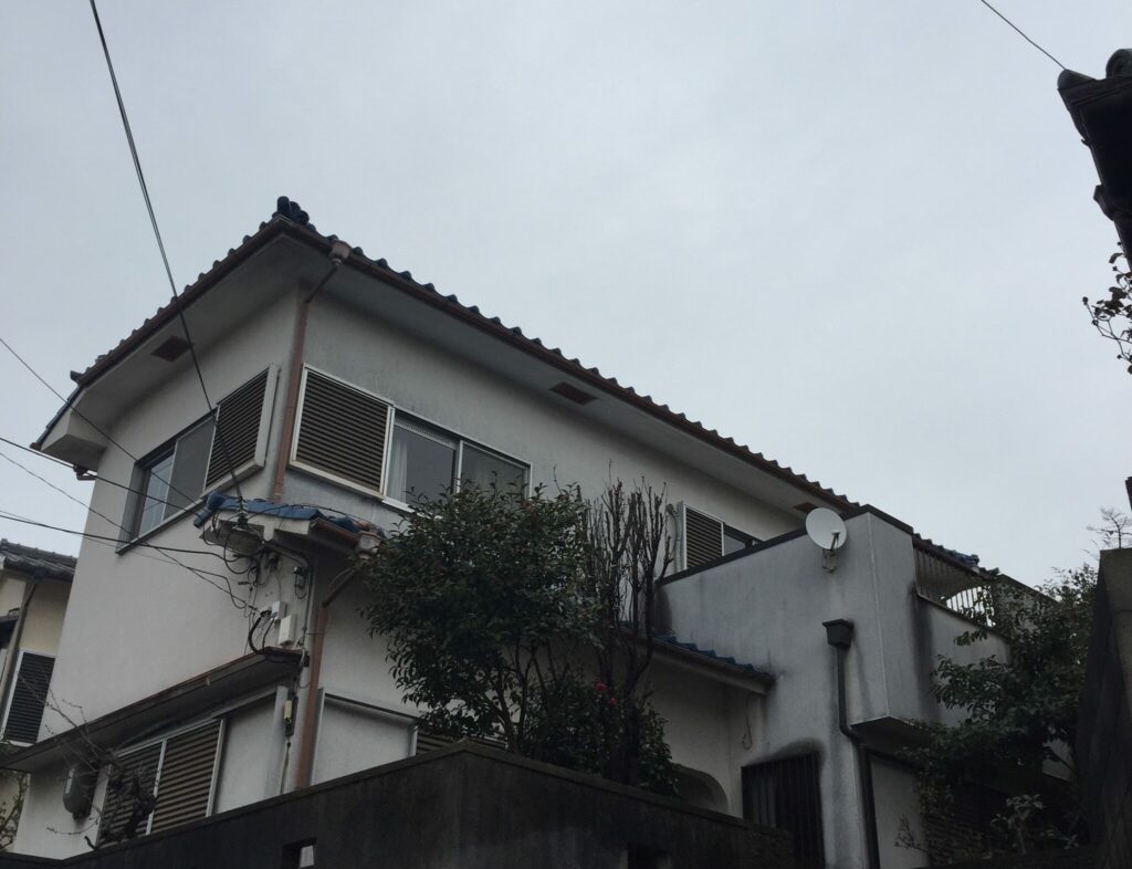 阪南市 Ｏ様邸 外壁塗装工事の施工前写真