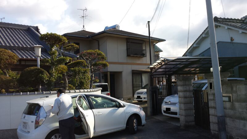 阪南市A様邸 外壁 屋根塗装工事の施工前写真