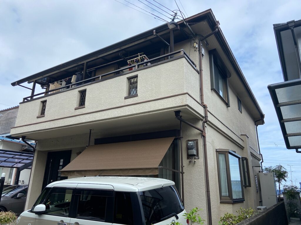 阪南市　Y様邸　外壁塗装・屋根カバー工法工事の施工前写真