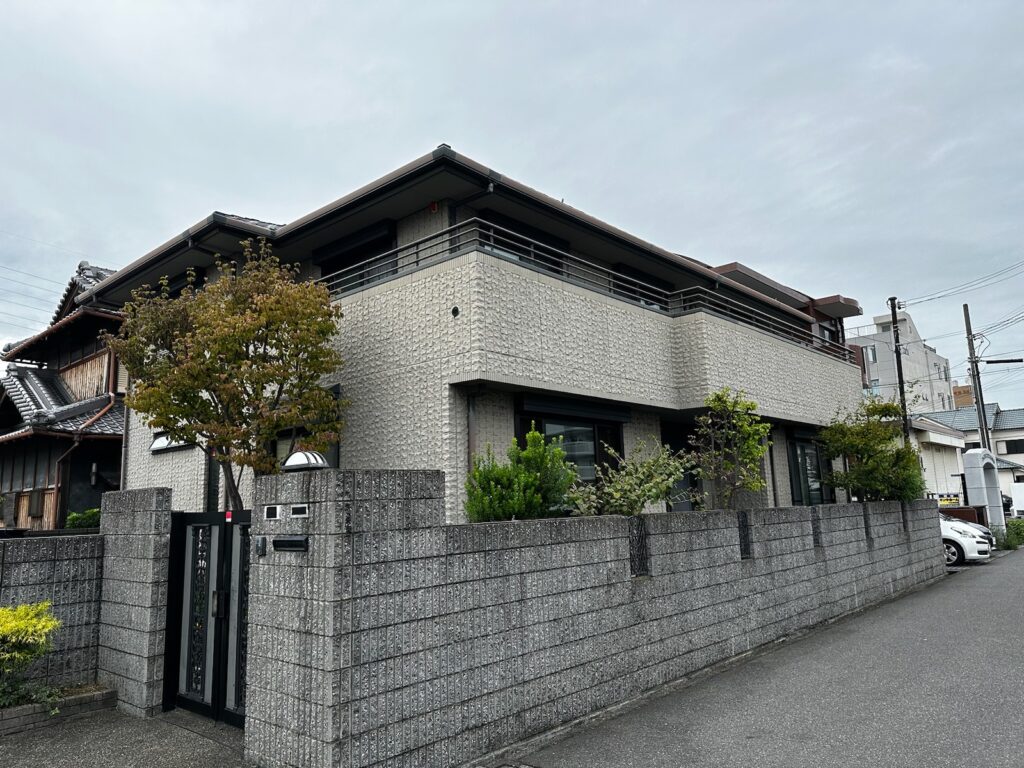 岸和田市　O様邸　外壁塗装工事の施工前写真