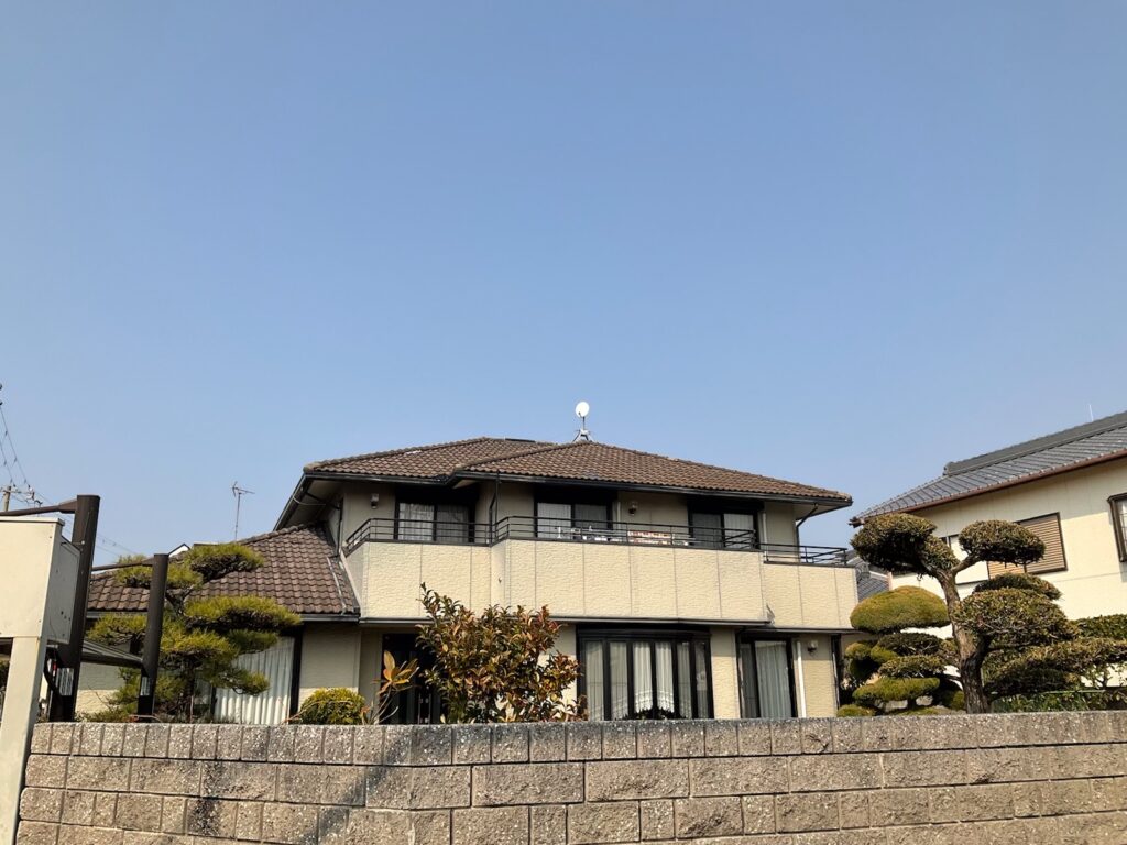 阪南市　H様邸　外壁・屋根塗装工事の施工前写真