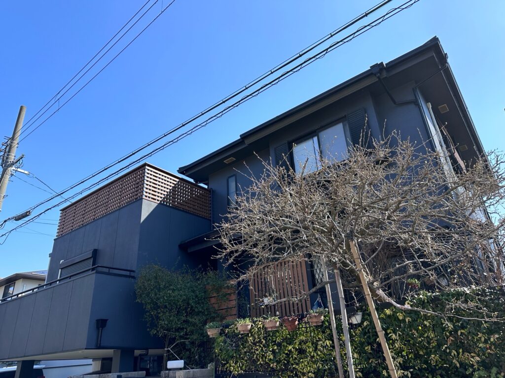 和泉市　H様邸　外壁・屋根塗装工事の施工前写真