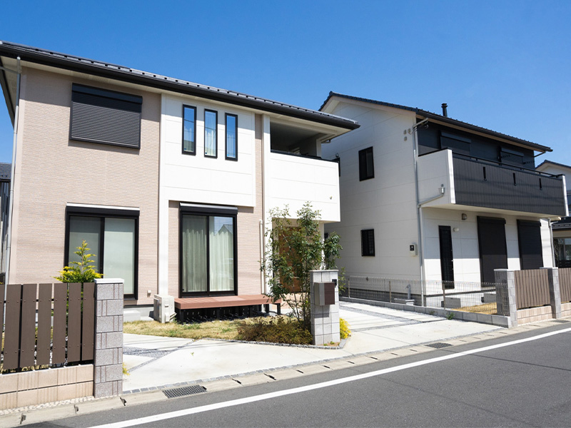 綺麗な住宅の外観