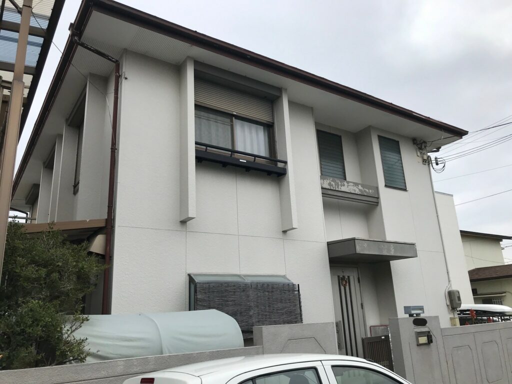 阪南市　N様　外壁塗装・屋根カバー工事の施工前写真