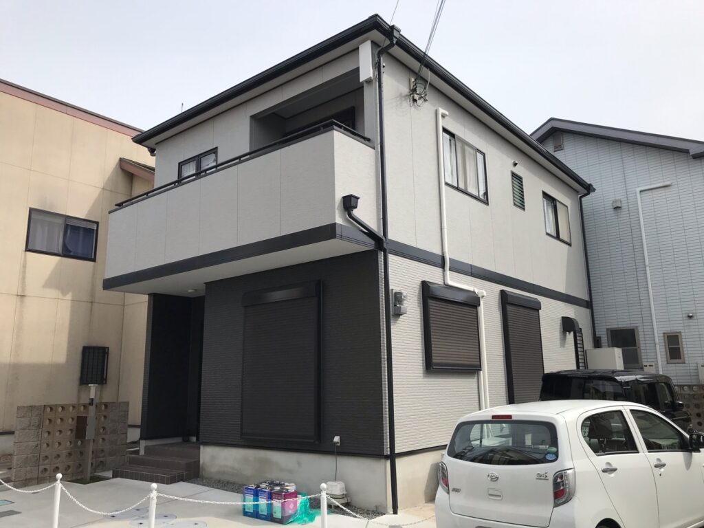 泉佐野市　K様　外壁塗装　屋根塗装工事の施工事例写真03
