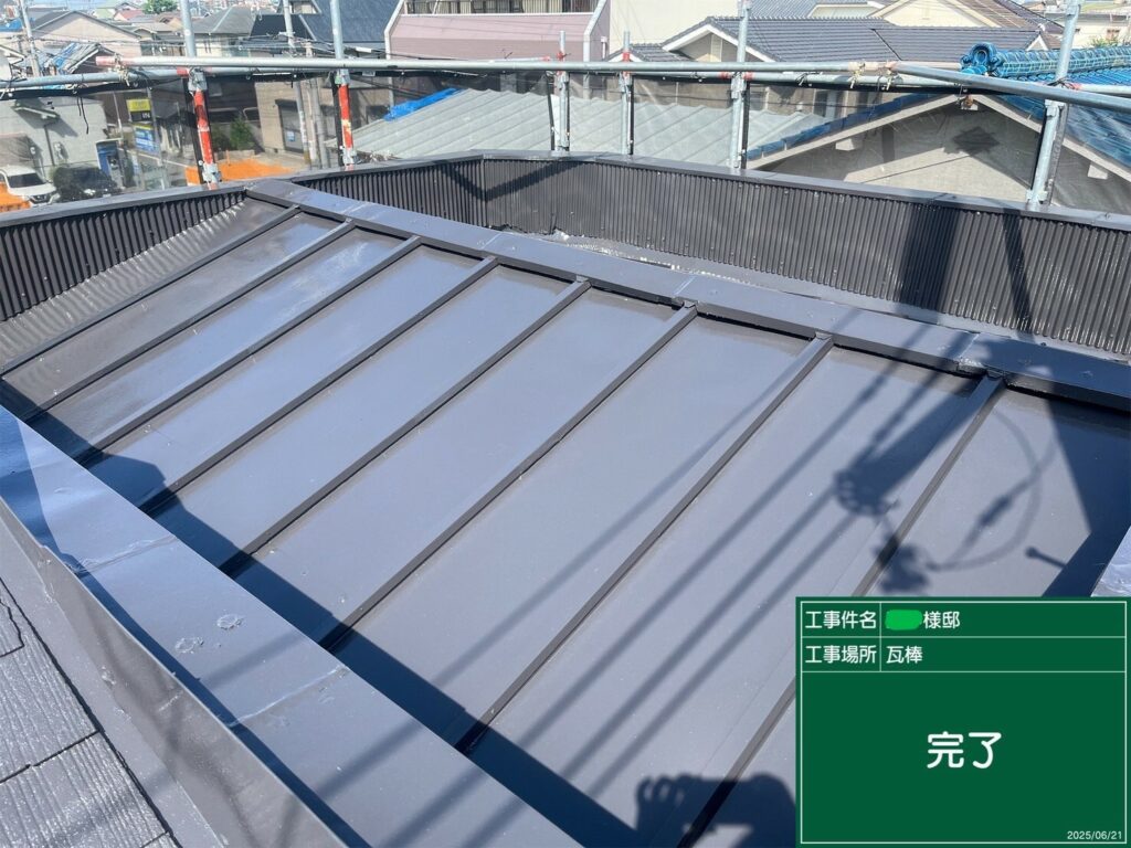 【岸和田市】外壁・屋根塗装の施工事例｜RSゴールドシリコン＋RSルーフマイルド使用の施工事例写真03