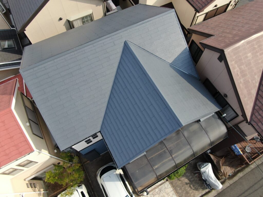 貝塚市 H様邸　外壁塗装・屋根塗装工事の施工事例写真03