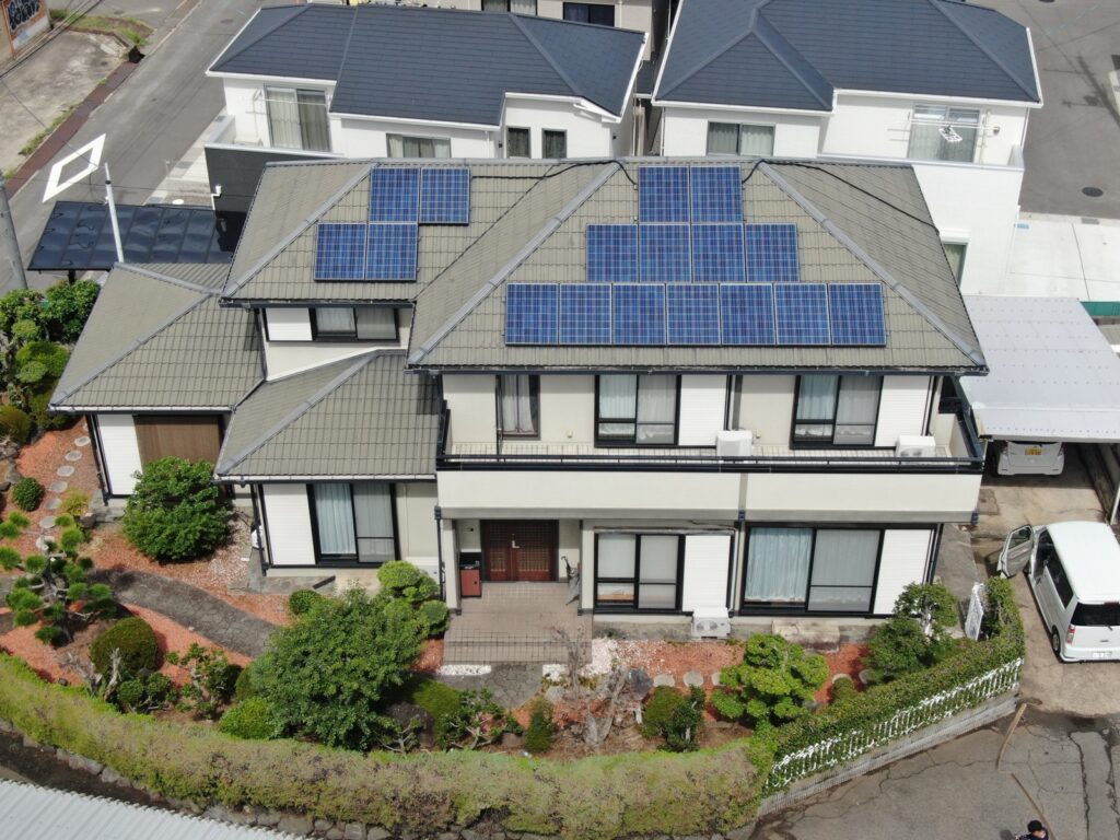 泉佐野市M様邸　屋根塗装工事の施工前写真