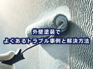 外壁塗装でよくあるトラブル事例と解決方法を解説