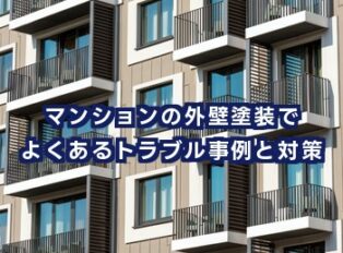 マンションの外壁塗装でよくあるトラブル事例と対策
